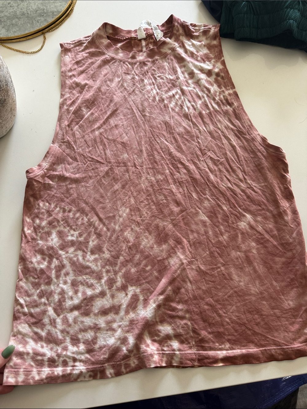 lululemon athletica Mauve Tie-Dye Sleeveless Tank